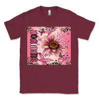 Burgundy breast cancer survivor Classic Tee - MaliasSmallBusiness