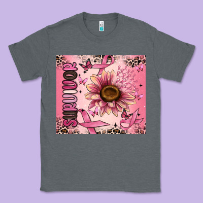 Breast Cancer Survivor Classic Tee Designed By Maliassmallbusiness
