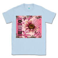 Dusty Blue breast cancer survivor Classic Tee - MaliasSmallBusiness