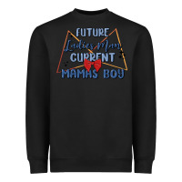 Black future ladies man current mamas boy Heavyweight Sweatshirt - MaliasSmallBusiness