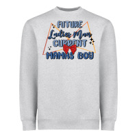 Heather Grey future ladies man current mamas boy Heavyweight Sweatshirt - MaliasSmallBusiness
