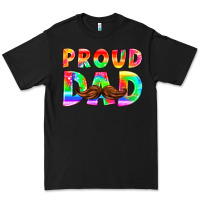 Black proud dad Premium Tee - HRA Design Shop