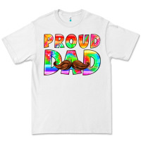White proud dad Premium Tee - HRA Design Shop