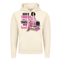 Vintage Artic good things come to those who hustle Vintage Hoodie - NancyCooperArtShop