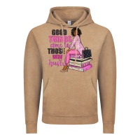 Vintage Coffee good things come to those who hustle Vintage Hoodie - NancyCooperArtShop