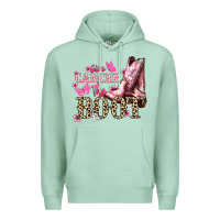 Seafoam Give Cancer the boot Cancer Awareness Premium Hoodie - HowdyJamesFarm