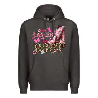 Smoke Give Cancer the boot Cancer Awareness Premium Hoodie - HowdyJamesFarm