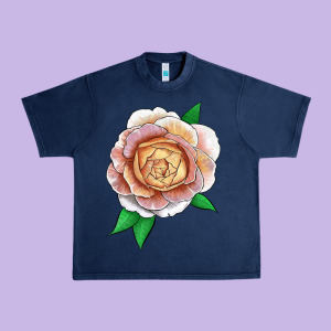 Fun In The Sun Rose Urban Heavy Tee Designed By Lillyallendesigns