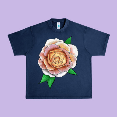 Fun In The Sun Rose Urban Heavy Tee Designed By Lillyallendesigns