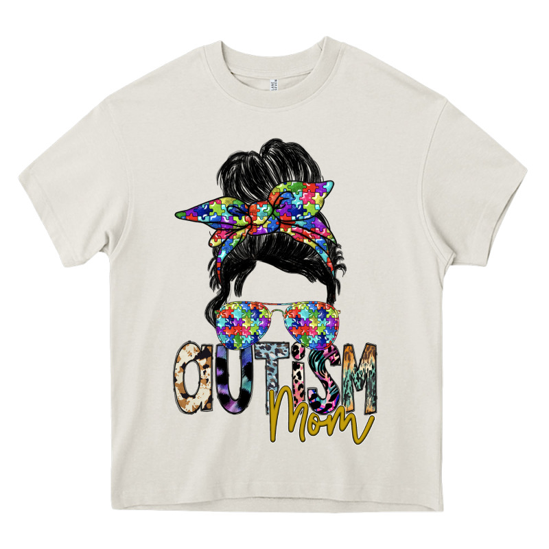 Autism Mom Heavy Core Tee by SublimationCraftShop | Teevron