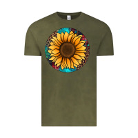 Vintage Olive sunflower christmas ornament Vintage Tee - Jasminsmagicworld
