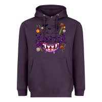 Plum Candy Monster Heavyweight Hoodie - texasbilliewilder