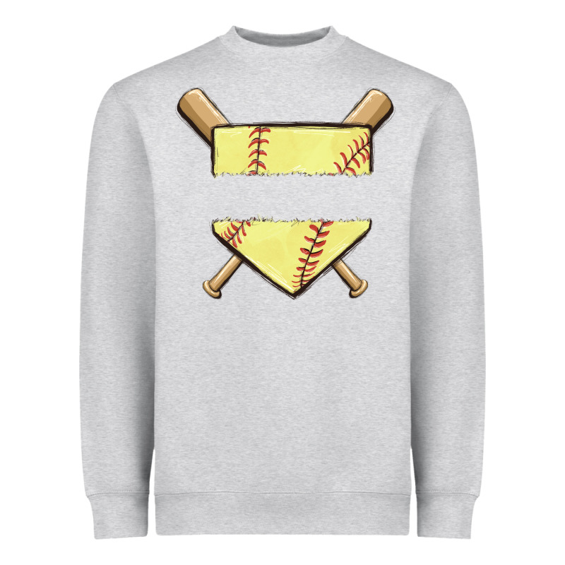 Custom Baseball Heavyweight Sweatshirt by MaliasSmallBusiness | Teevron