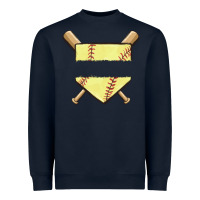 Navy custom baseball Heavyweight Sweatshirt - MaliasSmallBusiness