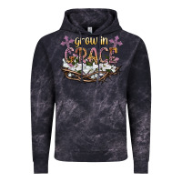 Cloud Black grow in grace Vintage Hoodie - NancyCooperArtShop