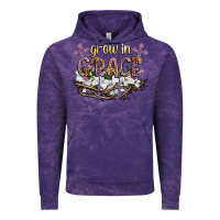 Cloud Purple grow in grace Vintage Hoodie - NancyCooperArtShop