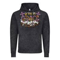 Vintage Black grow in grace Vintage Hoodie - NancyCooperArtShop