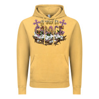 Vintage Mustard grow in grace Vintage Hoodie - NancyCooperArtShop