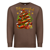 Chestnut Christmas Feliz Navidad Premium Sweatshirt - NancyCooperArtShop