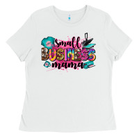 White small business mama Ladies Tee - Zillion Design Studio