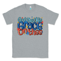 Heather Grey god shed his grace on the thee Classic Tee - MaliasSmallBusiness