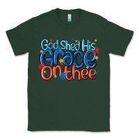Sports Green god shed his grace on the thee Classic Tee - MaliasSmallBusiness