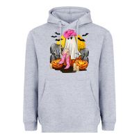 Heather Grey Halloween Cowgirl Costumes Heavyweight Hoodie - texasbilliewilder