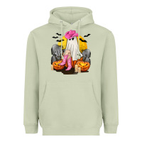 Matcha Halloween Cowgirl Costumes Heavyweight Hoodie - texasbilliewilder