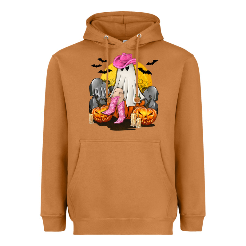 Halloween Cowgirl Costumes Heavyweight Hoodie by texasbilliewilder | Teevron