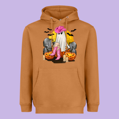 Halloween Cowgirl Costumes Heavyweight Hoodie Designed By Texasbilliewilder