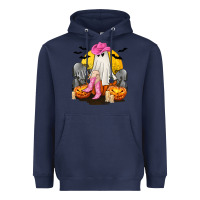Navy Halloween Cowgirl Costumes Heavyweight Hoodie - texasbilliewilder