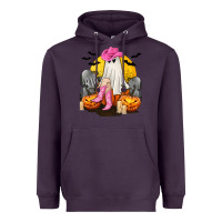 Plum Halloween Cowgirl Costumes Heavyweight Hoodie - texasbilliewilder