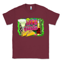 Burgundy Let's Fiesta Classic Tee - CowhideDigitalArt