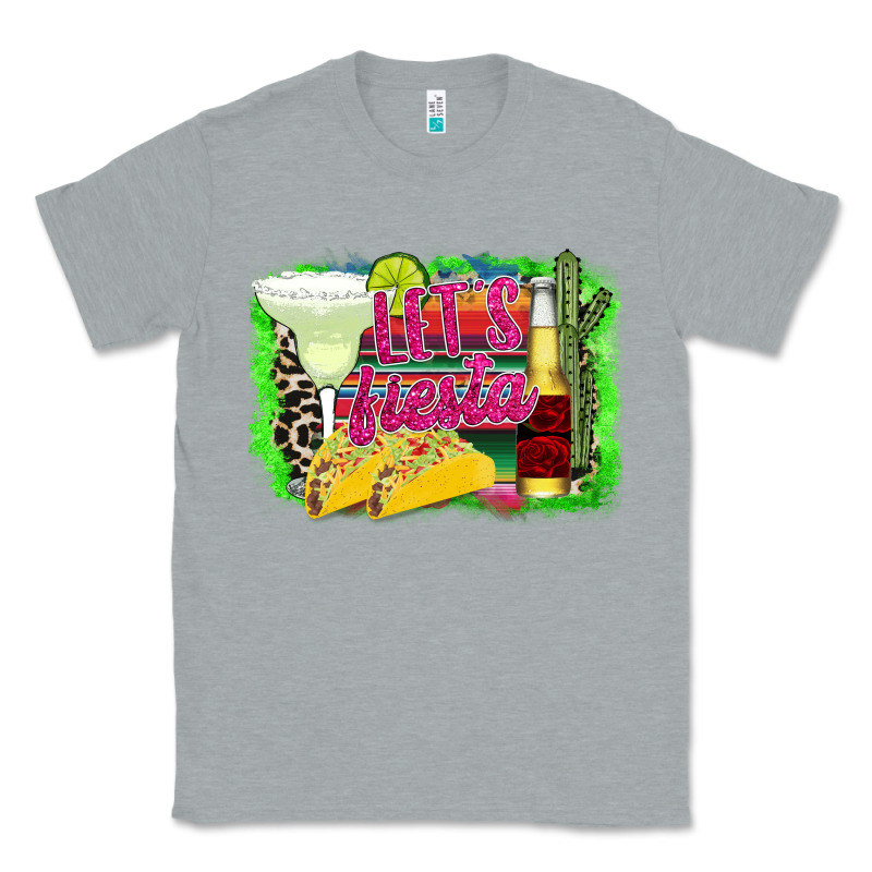 Let's Fiesta Classic Tee by CowhideDigitalArt | Teevron