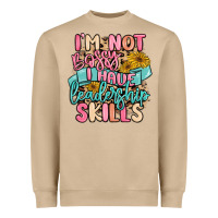 Mushroom i'm not bossy i just have leadership skills Heavyweight Sweatshirt - MaliasSmallBusiness