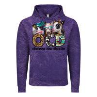 Cloud Purple ocd obsessive cow disorder Vintage Hoodie - Jasminsmagicworld