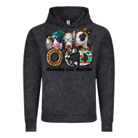 Vintage Black ocd obsessive cow disorder Vintage Hoodie - Jasminsmagicworld
