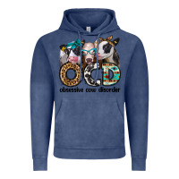 Vintage Denim ocd obsessive cow disorder Vintage Hoodie - Jasminsmagicworld