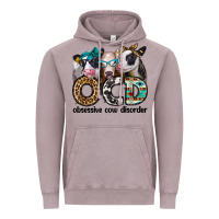 Vintage Zinc ocd obsessive cow disorder Vintage Hoodie - Jasminsmagicworld