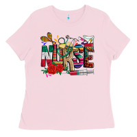 Bubblegum Pink cinco de mayo nurse Ladies Tee - CTS Tumbler Store