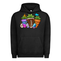 Pigment Black Football Easter sports carrots Urban Hoodie - OliviaCreatesArt