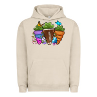 Pigment French Oak Football Easter sports carrots Urban Hoodie - OliviaCreatesArt