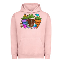 Pigment Salmon Football Easter sports carrots Urban Hoodie - OliviaCreatesArt