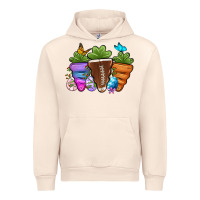 Sandshell Football Easter sports carrots Urban Hoodie - OliviaCreatesArt