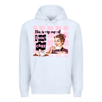 White retro housewife Premium Hoodie - TumblerDesignByShophia