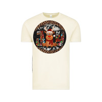 Joy Reindeer Christmas Ornament Vintage Tee | Teevron