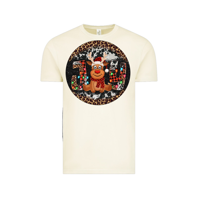 Joy Reindeer Christmas Ornament Vintage Tee by Jasminsmagicworld | Teevron