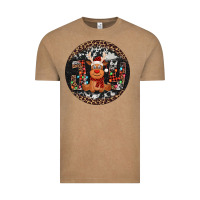 Vintage Coffee joy reindeer christmas ornament Vintage Tee - Jasminsmagicworld