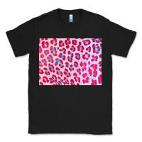 Black leopard background pink shimmer 3200x2400 Classic Tee - AdoDesignShop