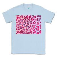 Dusty Blue leopard background pink shimmer 3200x2400 Classic Tee - AdoDesignShop